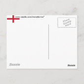 Carte postale Drapeau de l'Angleterre (Dos)