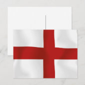 Carte Postale Drapeau De L'Angleterre (Devant / Derrière)