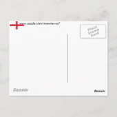 Carte postale Drapeau de l'Angleterre (Dos)