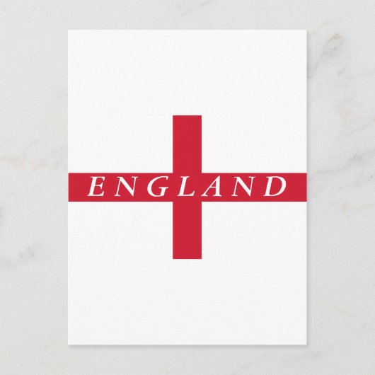 Carte postale Drapeau de l'Angleterre (Devant)