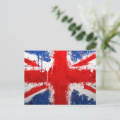 Carte Postale Drapeau de l'Angleterre cool (Debout devant)