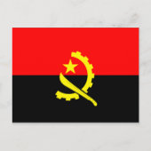 Carte Postale Drapeau de l'Angola (Devant)