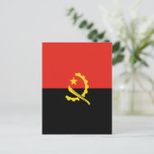 Carte Postale Drapeau de l'Angola (Debout devant)