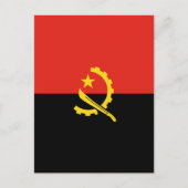 Carte Postale Drapeau de l'Angola (Devant)