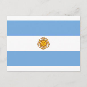 Carte Postale Drapeau de l'Argentine