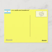 Carte Postale Drapeau de l'Argentine (Dos)