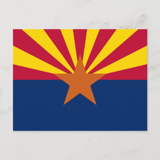 Carte Postale Drapeau de l'Arizona (Devant)