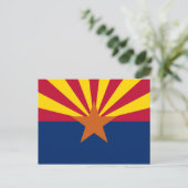 Carte Postale Drapeau de l'Arizona (Debout devant)
