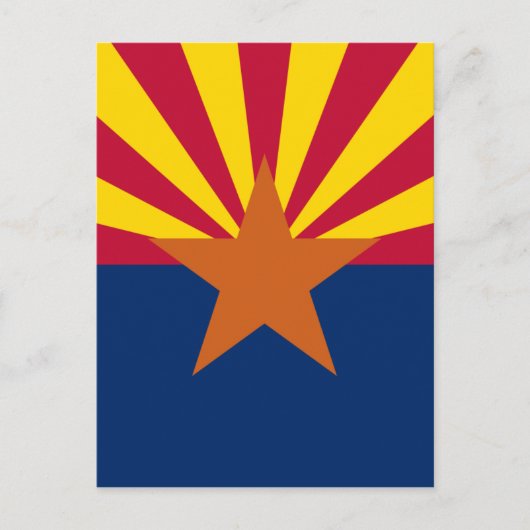 Carte Postale Drapeau de l'Arizona (Devant)