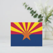 Carte Postale Drapeau de l'Arizona (Debout devant)