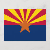 Carte Postale Drapeau de l'Arizona (Devant)