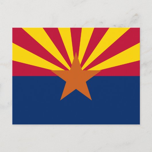 Carte Postale Drapeau de l'Arizona (Devant)