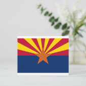Carte Postale Drapeau de l'Arizona (Debout devant)