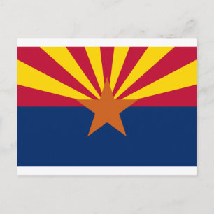 Carte Postale Drapeau de l'Arizona