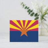 Carte Postale Drapeau de l'Arizona (Debout devant)