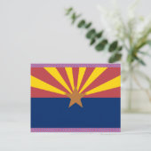 Carte Postale Drapeau de l'Arizona (Debout devant)