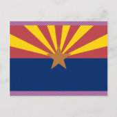 Carte Postale Drapeau de l'Arizona (Devant)