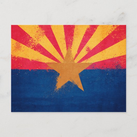 Carte Postale Drapeau de l'Arizona (Devant)
