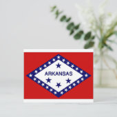 Carte Postale Drapeau de l'Arkansas (Debout devant)