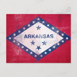 Carte Postale Drapeau de l'Arkansas