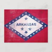 Carte Postale Drapeau de l'Arkansas (Devant)