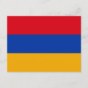 Carte Postale Drapeau de l'Arménie