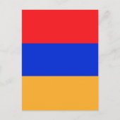 Carte Postale Drapeau de l'Arménie (Devant)