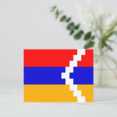 Carte Postale Drapeau de l'Artsakh (Haut-Karabakh) (Debout devant)