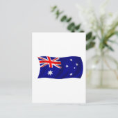 Carte Postale Drapeau de l'Australie (Debout devant)