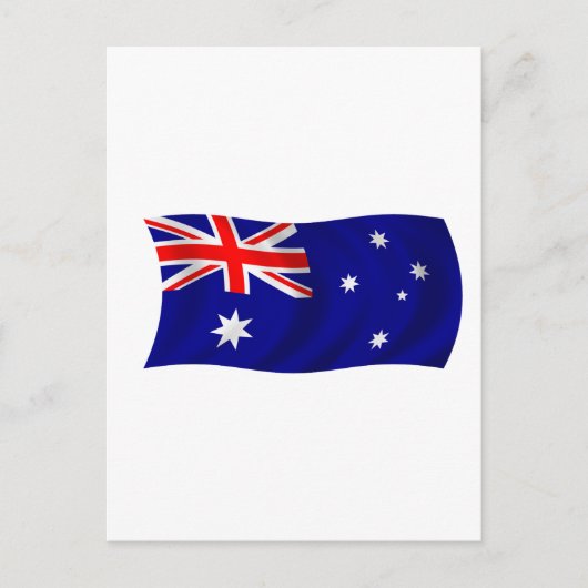 Carte Postale Drapeau de l'Australie (Devant)