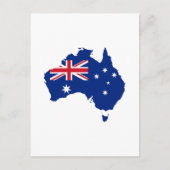 Carte Postale drapeau de l'Australie (Devant)