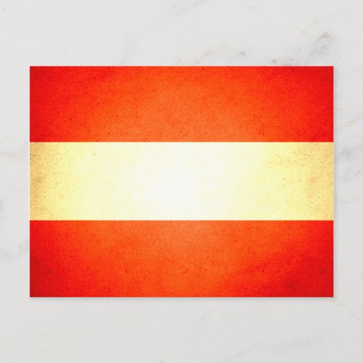 Carte Postale Drapeau de l'Autriche (Devant)