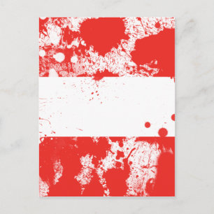 Carte Postale Drapeau de l'Autriche