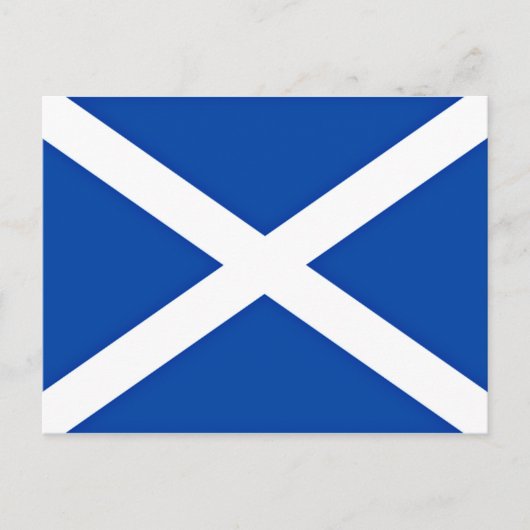 Carte Postale Drapeau de l'Écosse (Devant)
