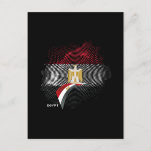 Carte Postale Drapeau de l'Égypte