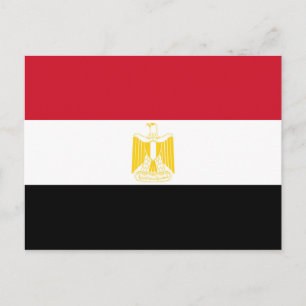Carte Postale Drapeau de l'Égypte