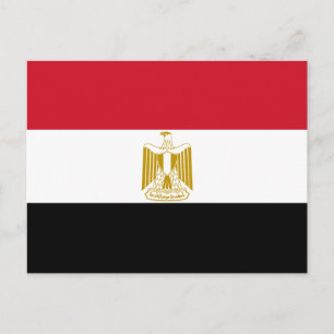 Carte Postale Drapeau de l'Égypte