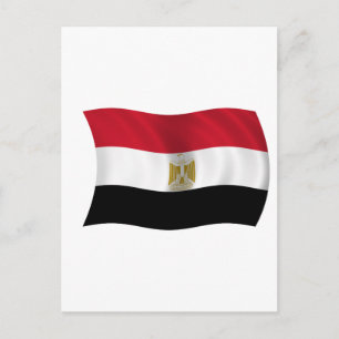 Carte Postale Drapeau de l'Égypte