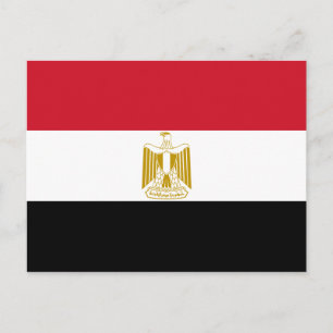 Carte Postale Drapeau de l'Égypte