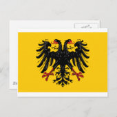 Carte Postale Drapeau de l'Empire romain (Devant / Derrière)