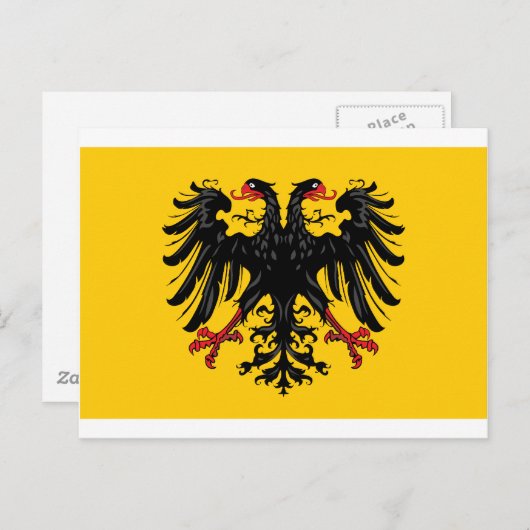 Carte Postale Drapeau de l'Empire romain (Devant / Derrière)