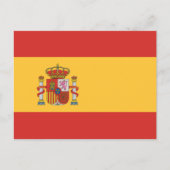 Carte Postale Drapeau de l'Espagne (Devant)