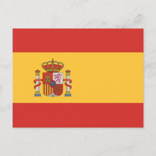Carte Postale Drapeau de l'Espagne