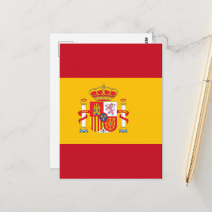 Carte Postale Drapeau de l'Espagne