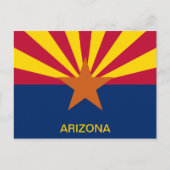 Carte Postale Drapeau de l'État d'Arizona (Devant)
