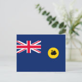 Carte Postale Drapeau de l'État d'Australie-Occidentale (Debout devant)