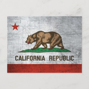 Carte Postale Drapeau de l'État de Californie
