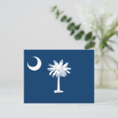 Carte Postale Drapeau de l'État de Caroline du Sud (Debout devant)