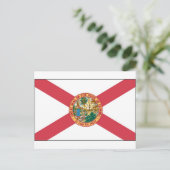 Carte Postale Drapeau de l'État de Floride (Debout devant)