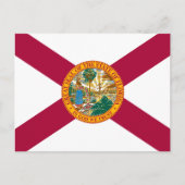 Carte Postale Drapeau de l'État de Floride (Devant)